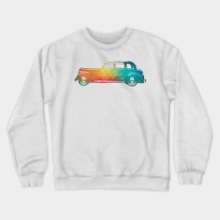 Rainbow old car 4 Crewneck Sweatshirt